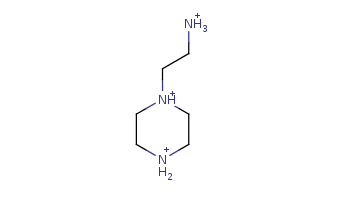 C1C[NH+](CC[NH2+]1)CC[NH3+] 