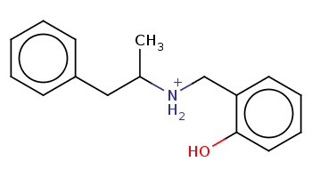 CC(Cc1ccccc1)[NH2+]Cc2ccccc2O 