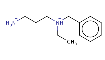 CC[NH+](CCC[NH3+])Cc1ccccc1 