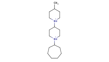 CC1CC[NH+](CC1)C2CC[NH+](CC2)C3CCCCCC3 