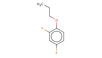 CCCOc1ccc(cc1F)F 