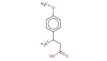 COc1ccc(cc1)C(CC(=O)O)[NH3+] 