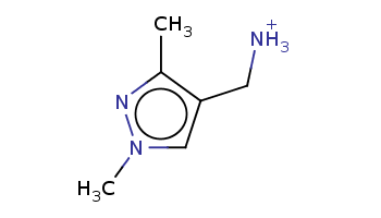 Cc1c(cn(n1)C)C[NH3+] 