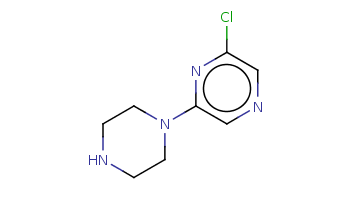 c1c(nc(cn1)Cl)N2CCNCC2 