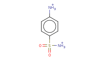c1cc(ccc1[NH3+])S(=O)(=O)[NH3+] 