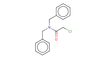 c1ccc(cc1)CN(Cc2ccccc2)C(=O)CCl 