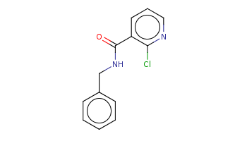 c1ccc(cc1)CNC(=O)c2cccnc2Cl 