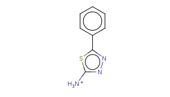 c1ccc(cc1)c2nnc(s2)[NH3+] 