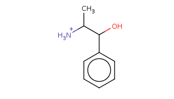 CC(C(c1ccccc1)O)[NH3+] 