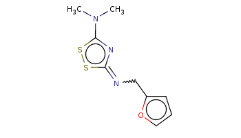 CN(C)c1nc(=NCc2ccco2)ss1 