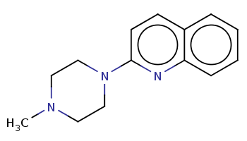 CN1CCN(CC1)c2ccc3ccccc3n2 