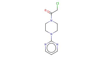 c1cnc(nc1)N2CCN(CC2)C(=O)CCl 
